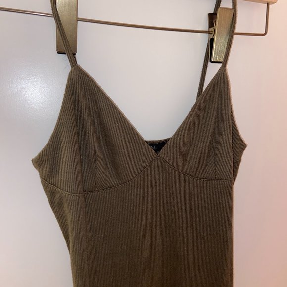 Cami Maxi Dress | Army Green - Picture 2 of 6